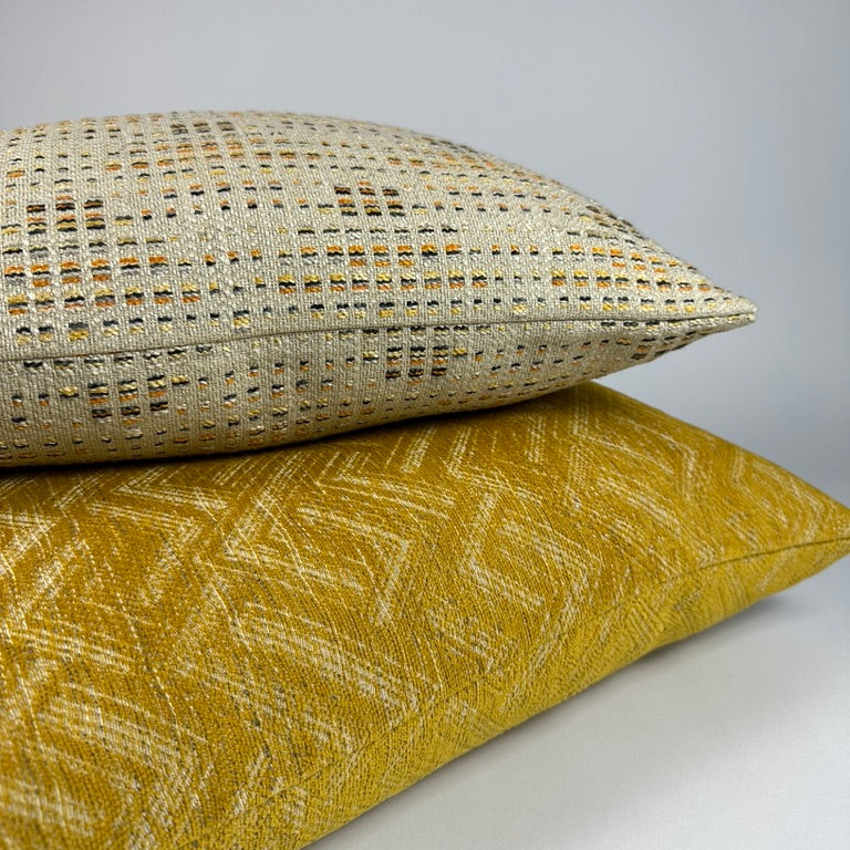 Yellow and Golden Pillow Covers