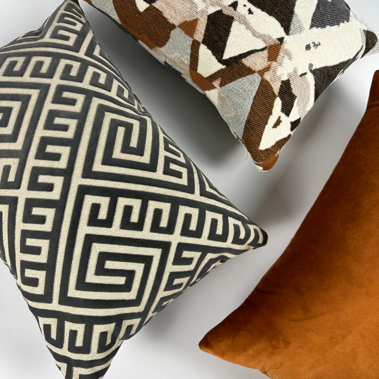 Orange and Rust Pillow Covers