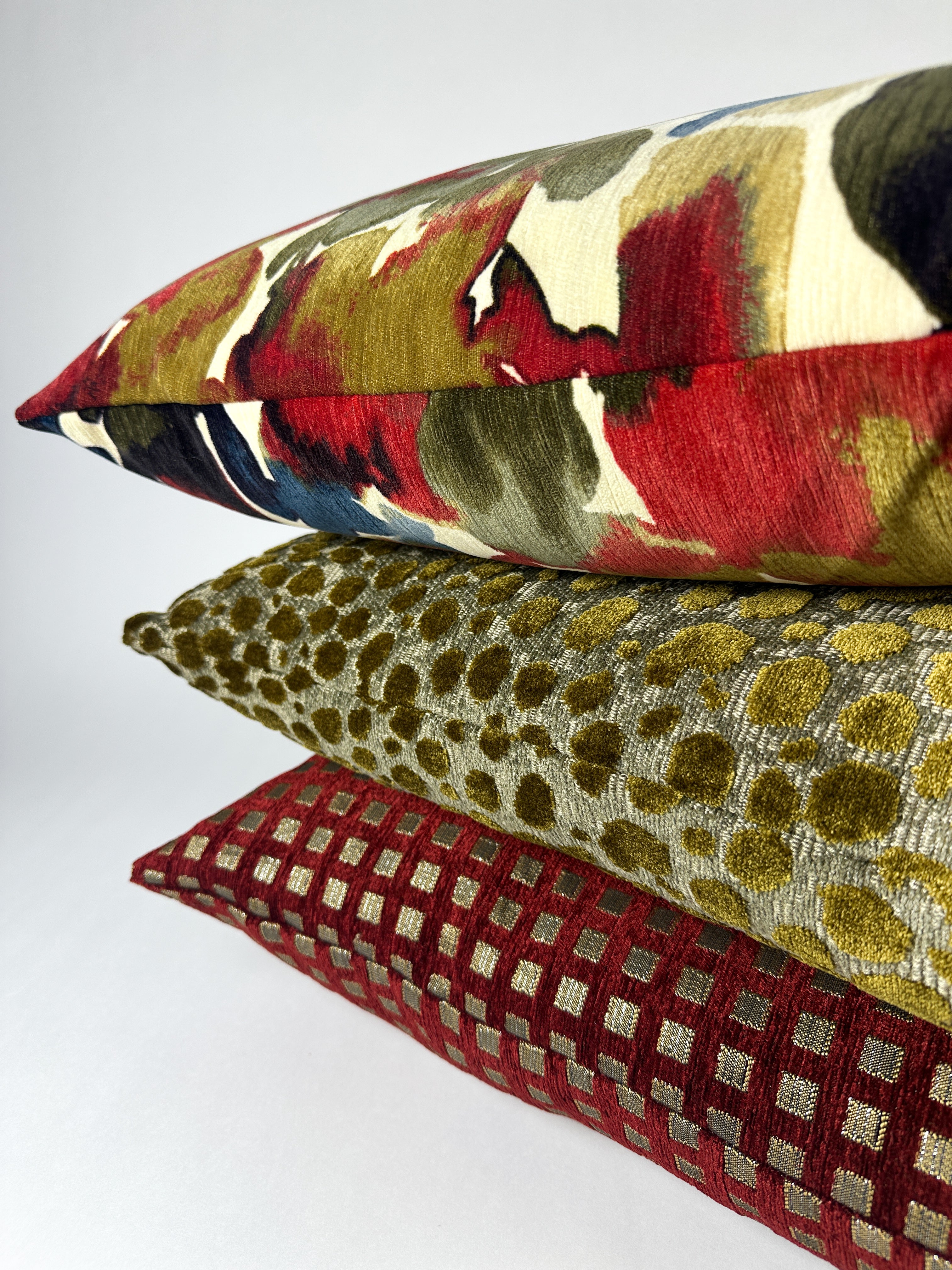 Antique Gold Confetti Pillow Cover simple Love, Ravin Collection