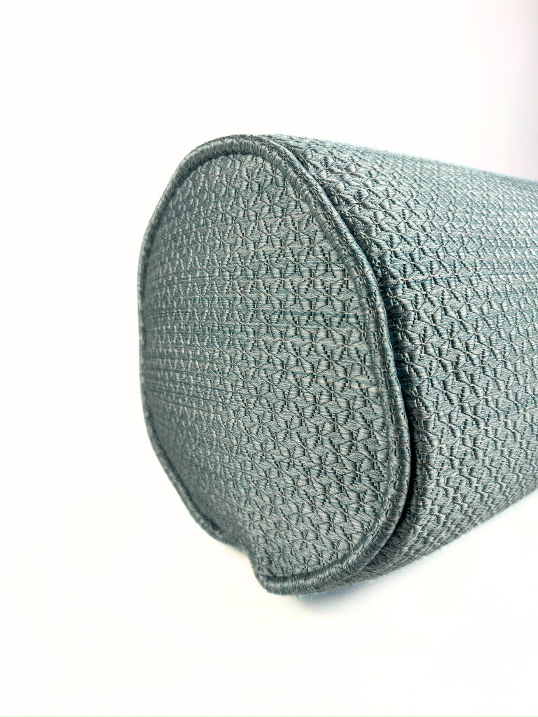 Sky Blue Metallic Stars Bolster Cover Love, Ravin Collection