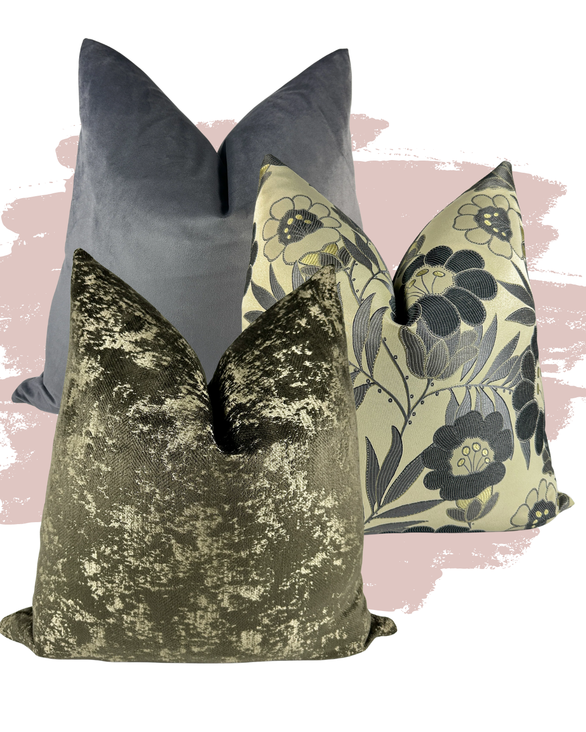 Midnight Garden Pillow Combo Love, Ravin Collection