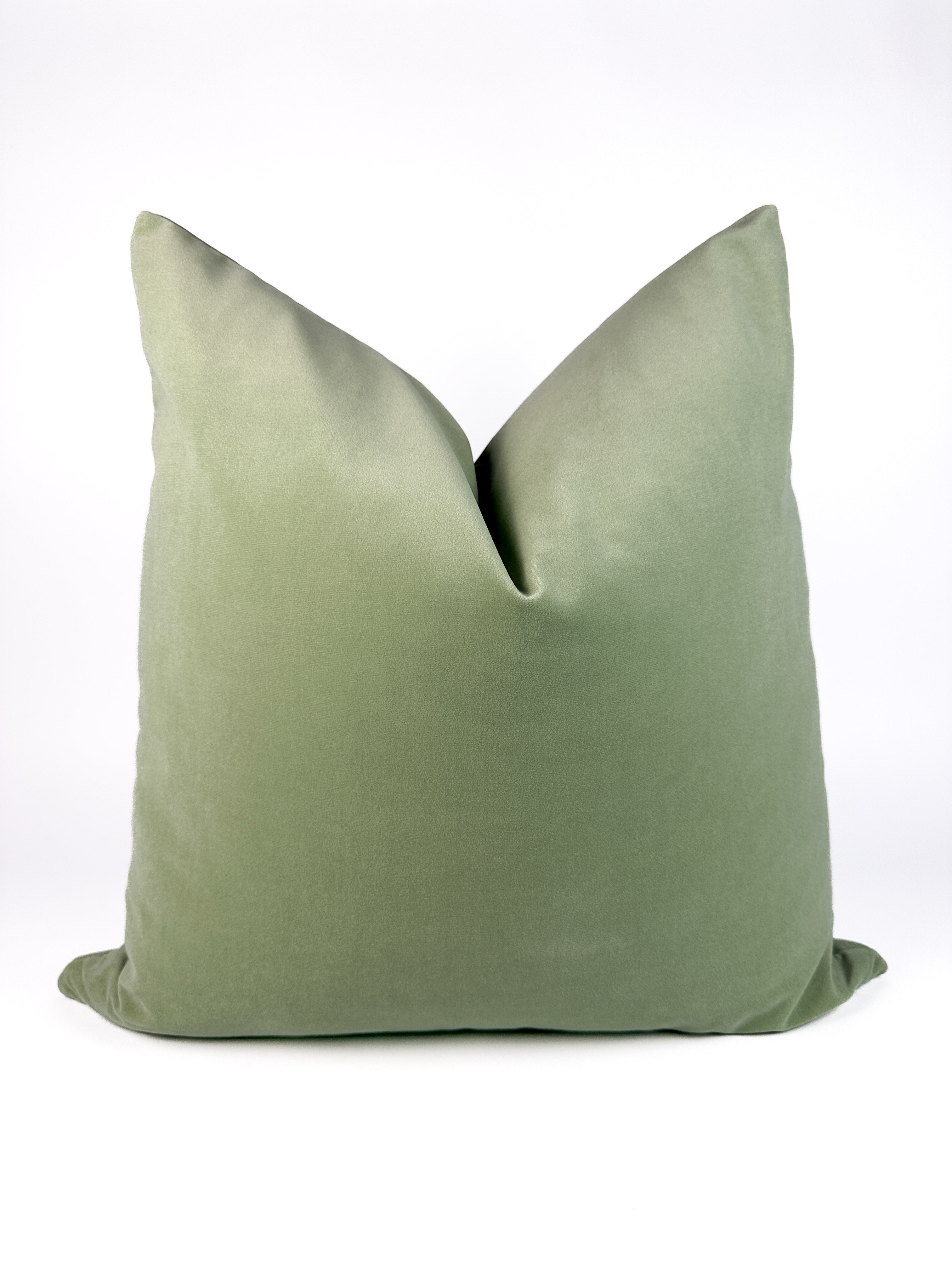 Sea Glass Matte Velvet Pillow Cover simple Love, Ravin Collection