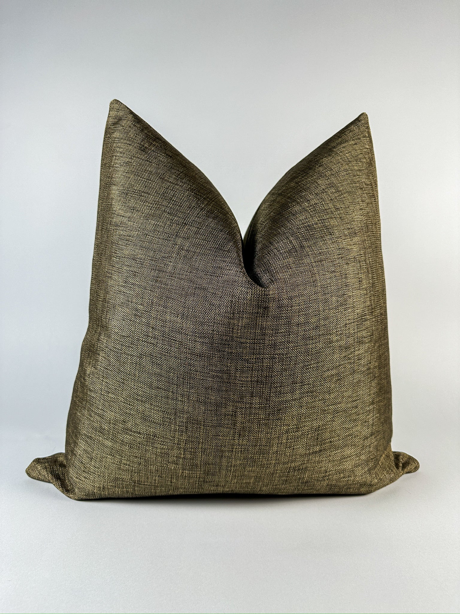 Blackish Goldish Pillow Cover Love, Ravin Collection