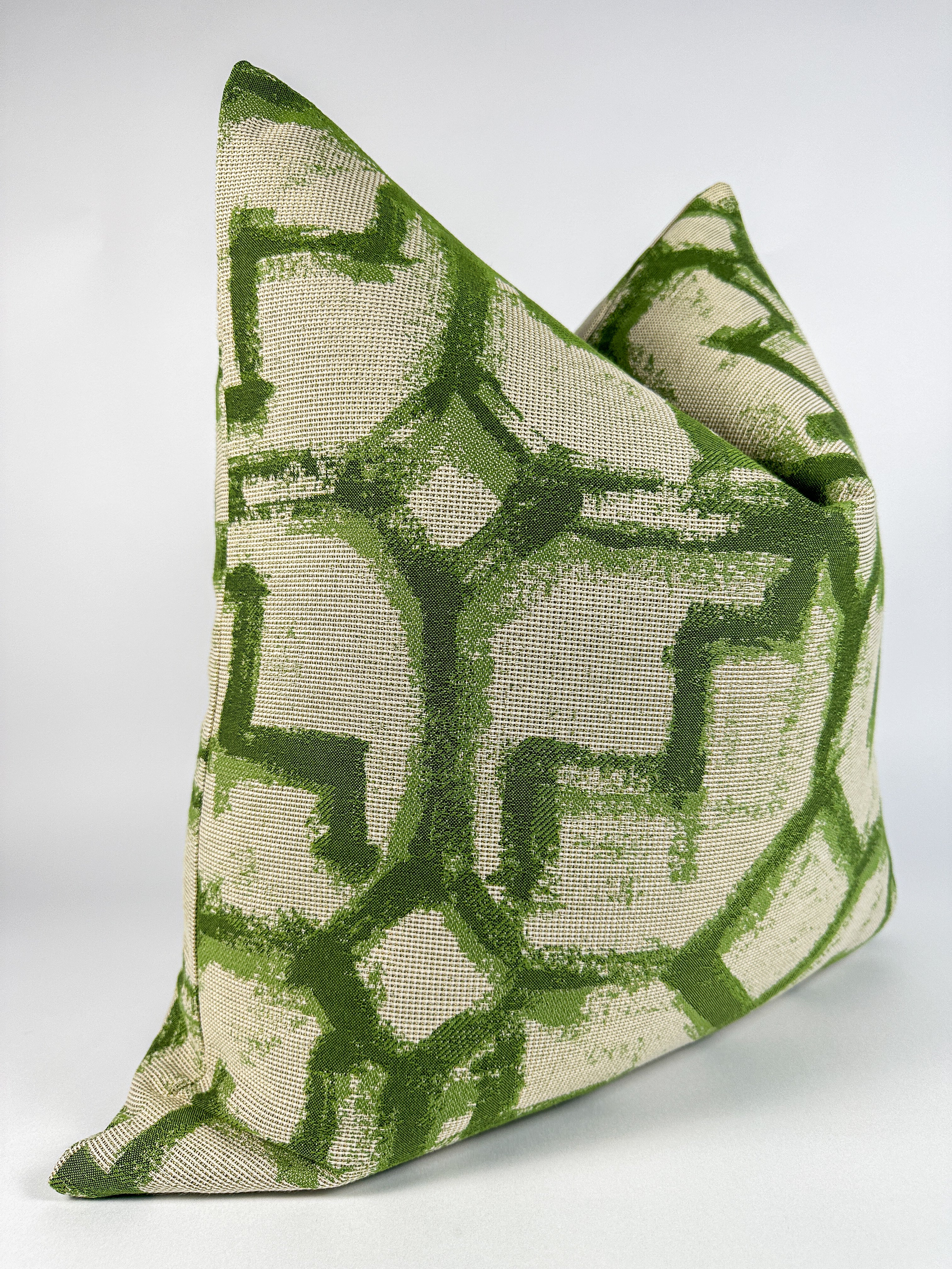 Green Graffiti Pillow Cover simple Love, Ravin Collection