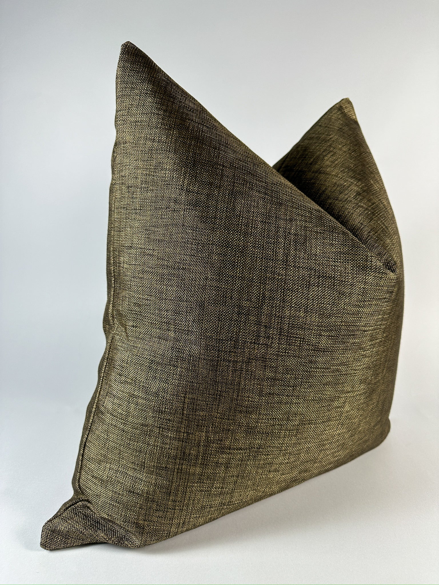 Blackish Goldish Pillow Cover Love, Ravin Collection