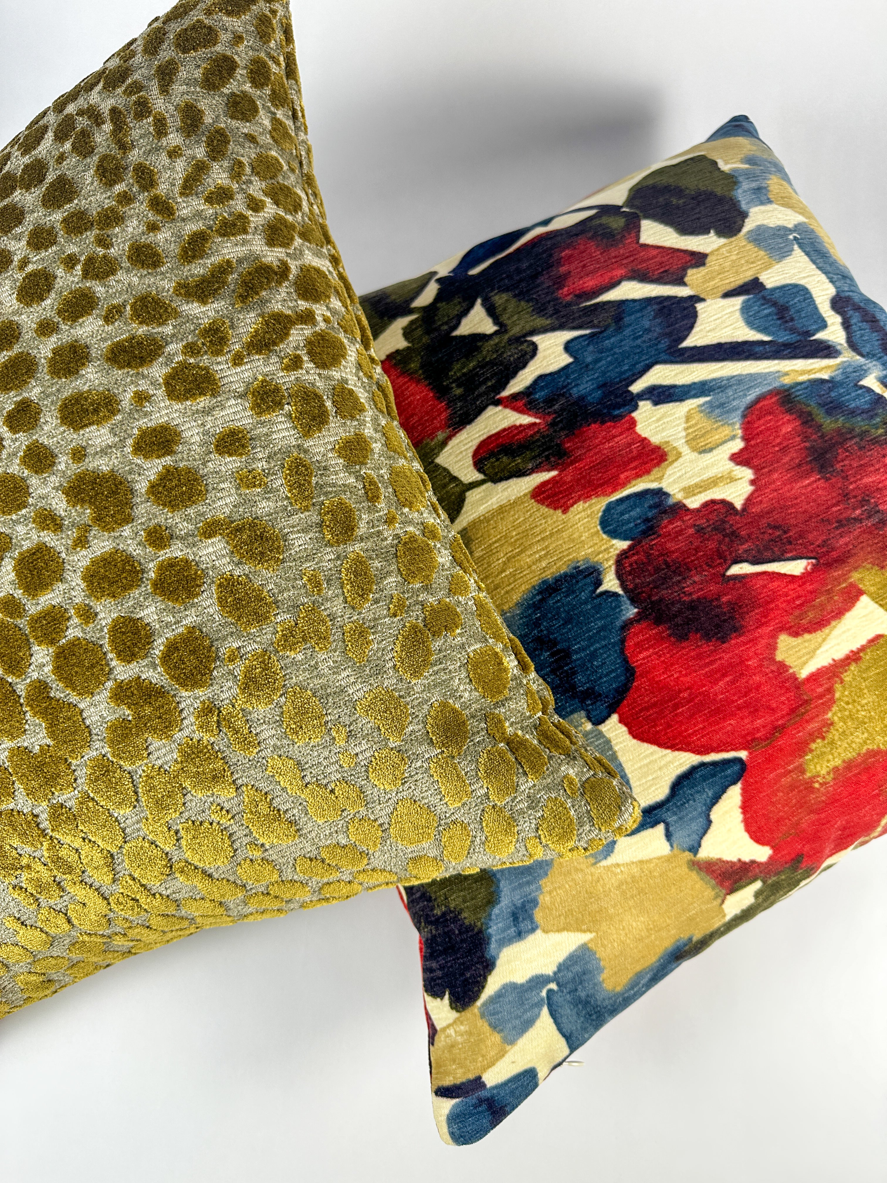 Antique Gold Confetti Pillow Cover simple Love, Ravin Collection