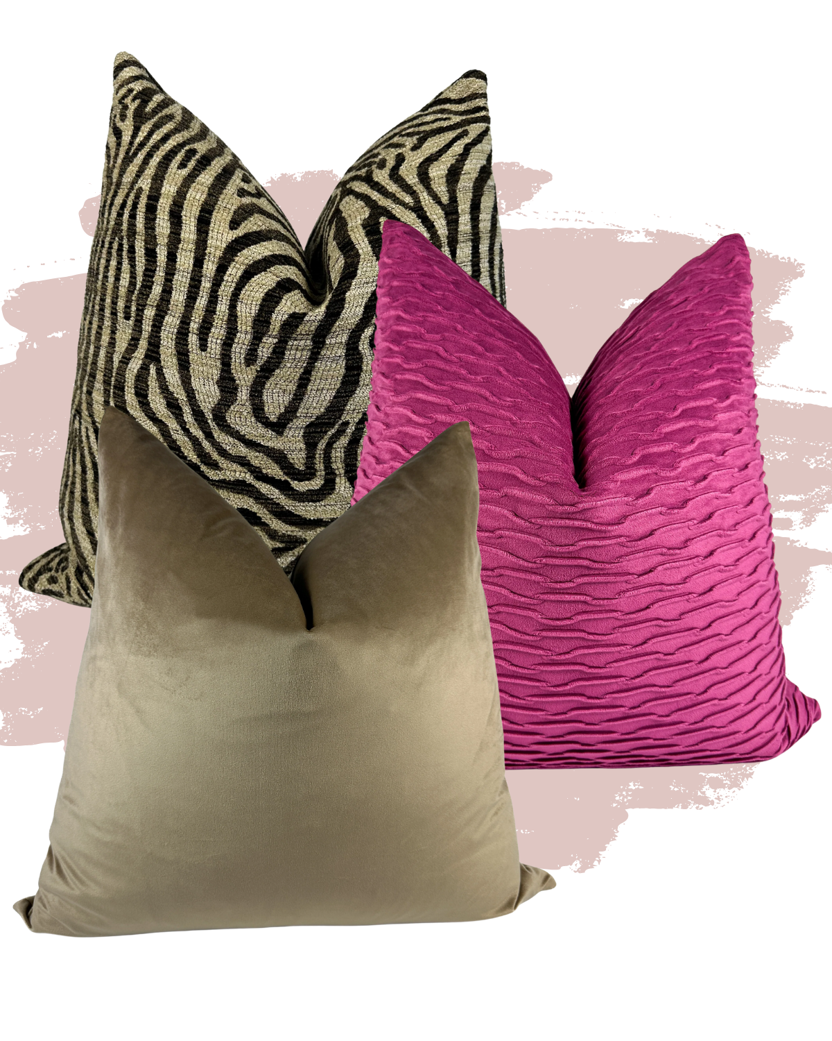 Velvet Safari Pillow Combo Love, Ravin Collection