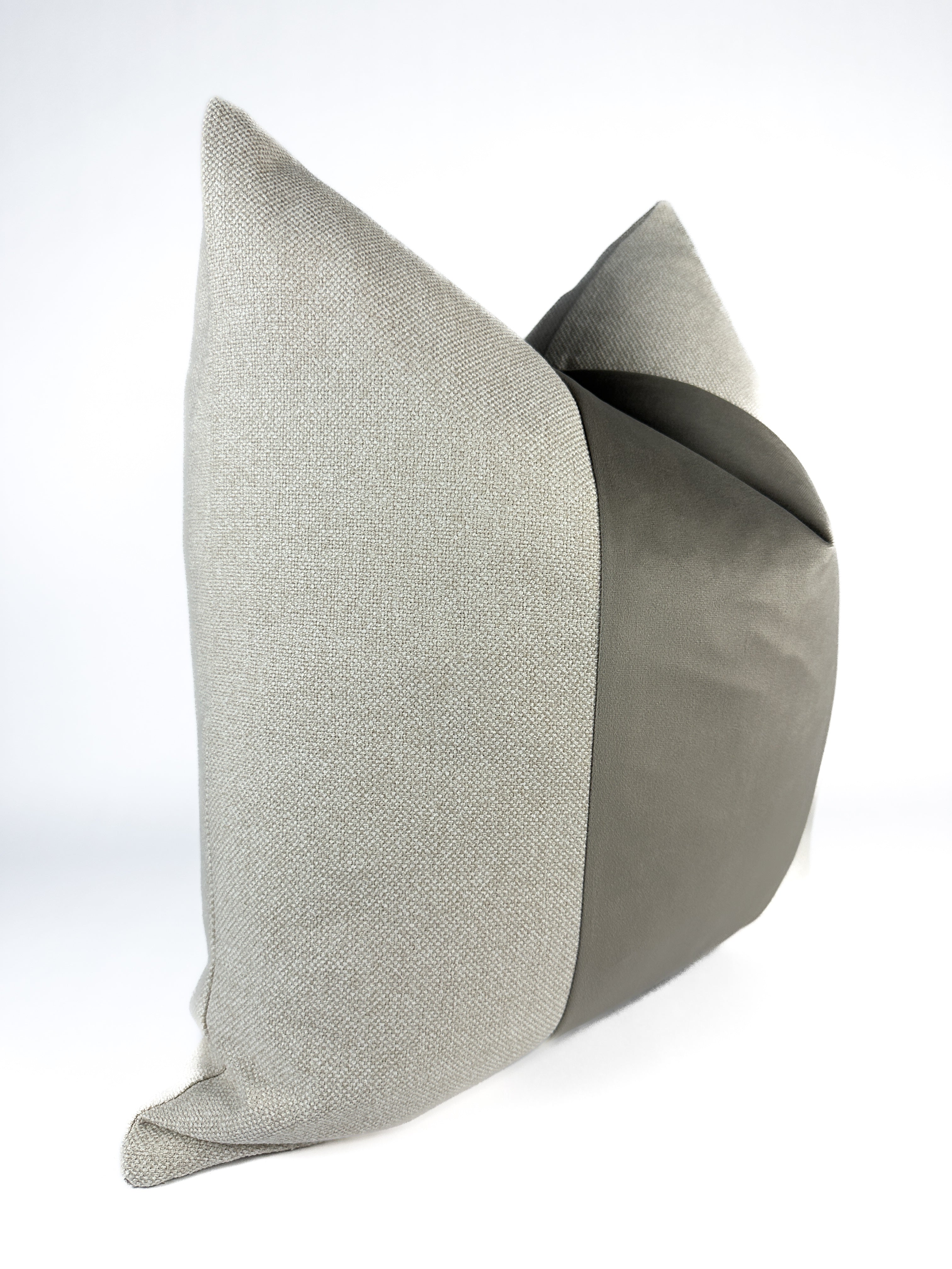 Warm Clay Panel Pillow Cover simple Love, Ravin Collection