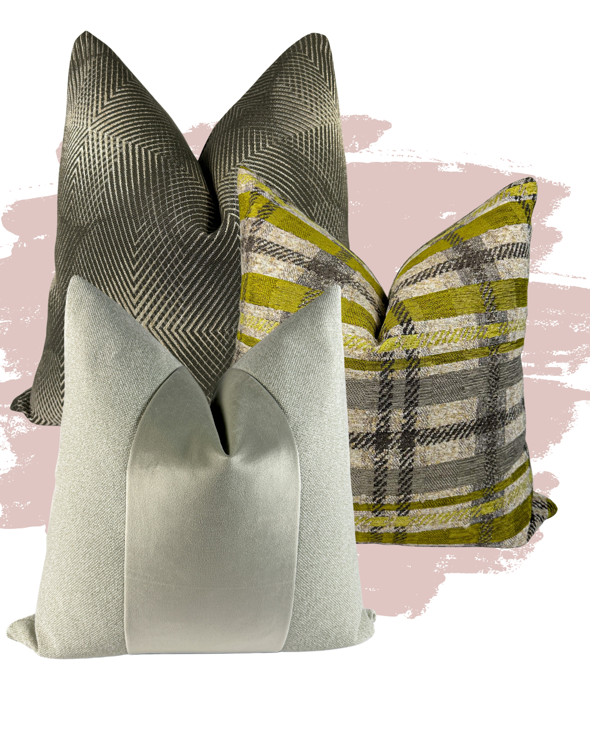 Verdant Geometry Pillow Combo Love, Ravin Collection