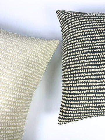 Ivory and Beige Dots Pillow Cover simple Love, Ravin Collection