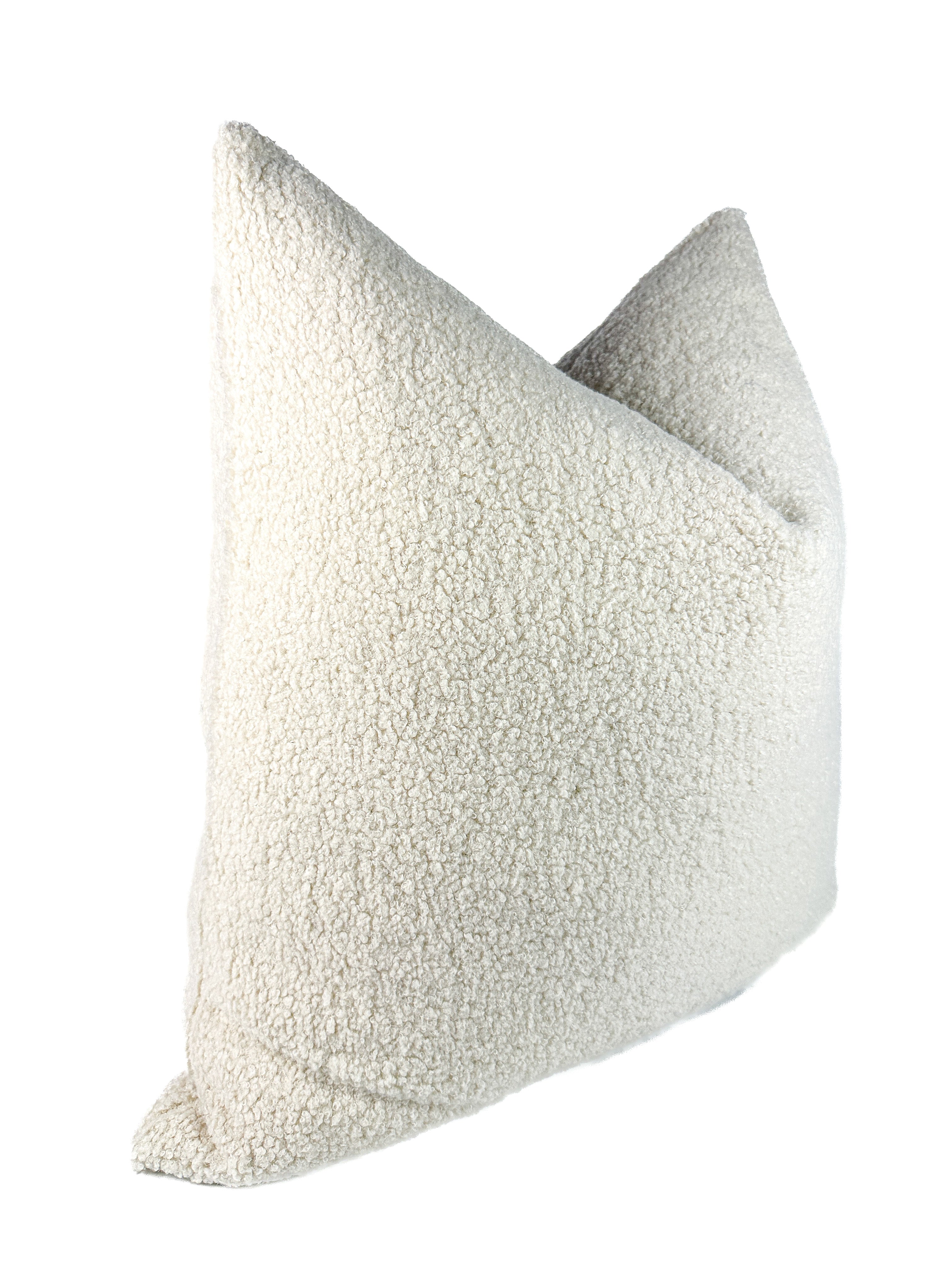 Bone Bouclé Pillow Cover simple Love, Ravin Collection