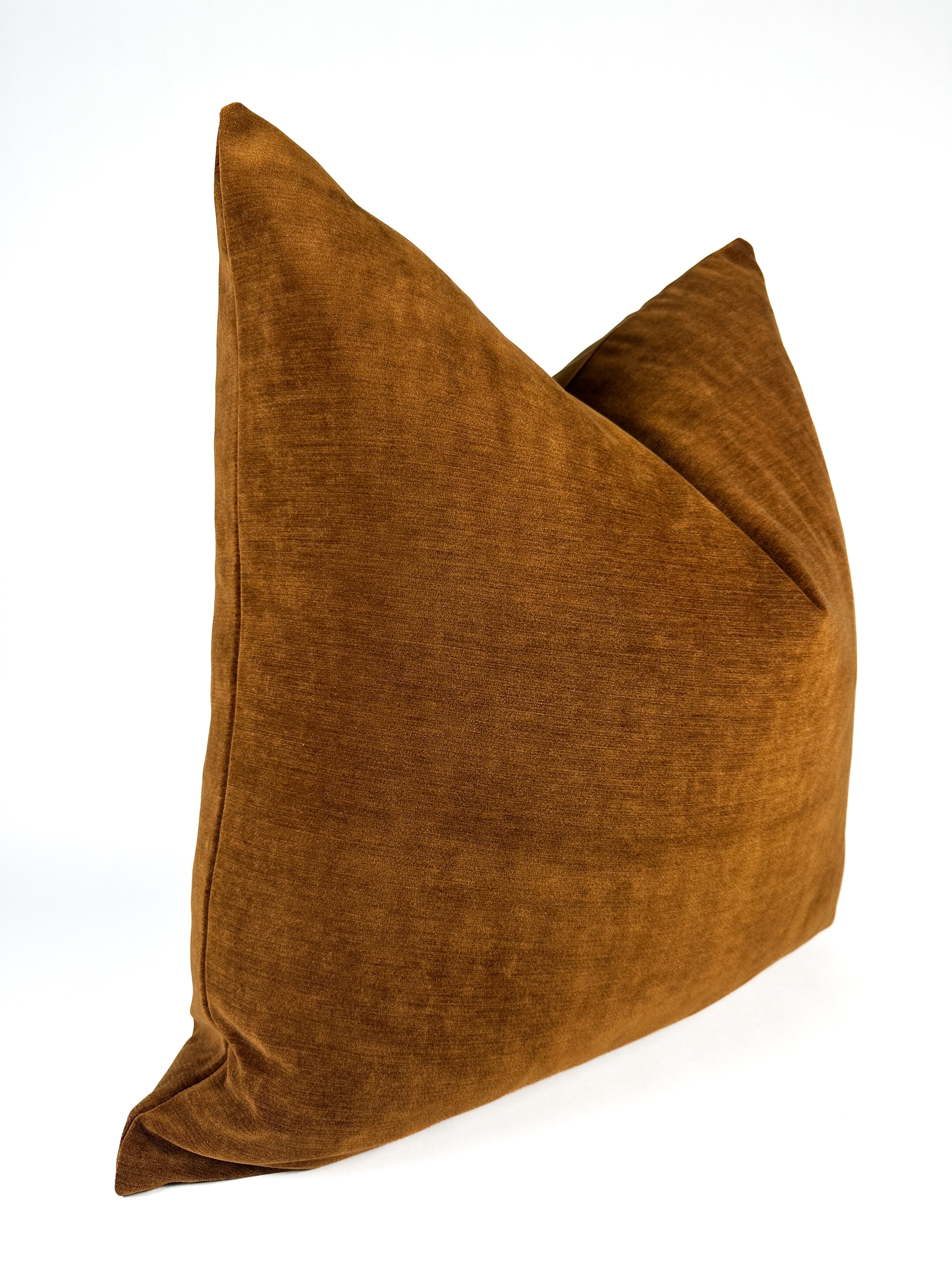 Rust Chenille Pillow Cover Love, Ravin Collection
