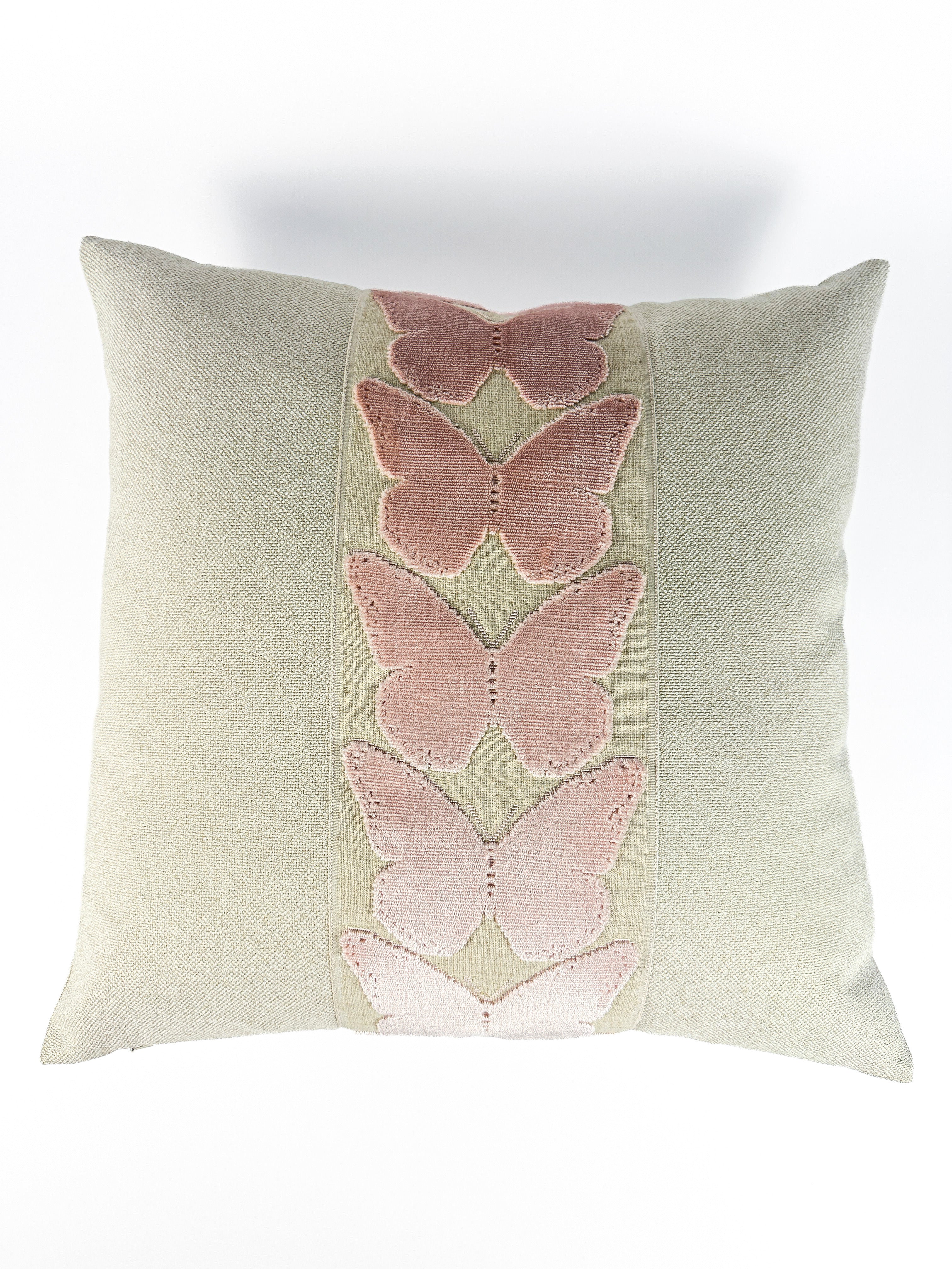 Natural and Ballerina Butterfly Pillow Cover Love, Ravin Collection