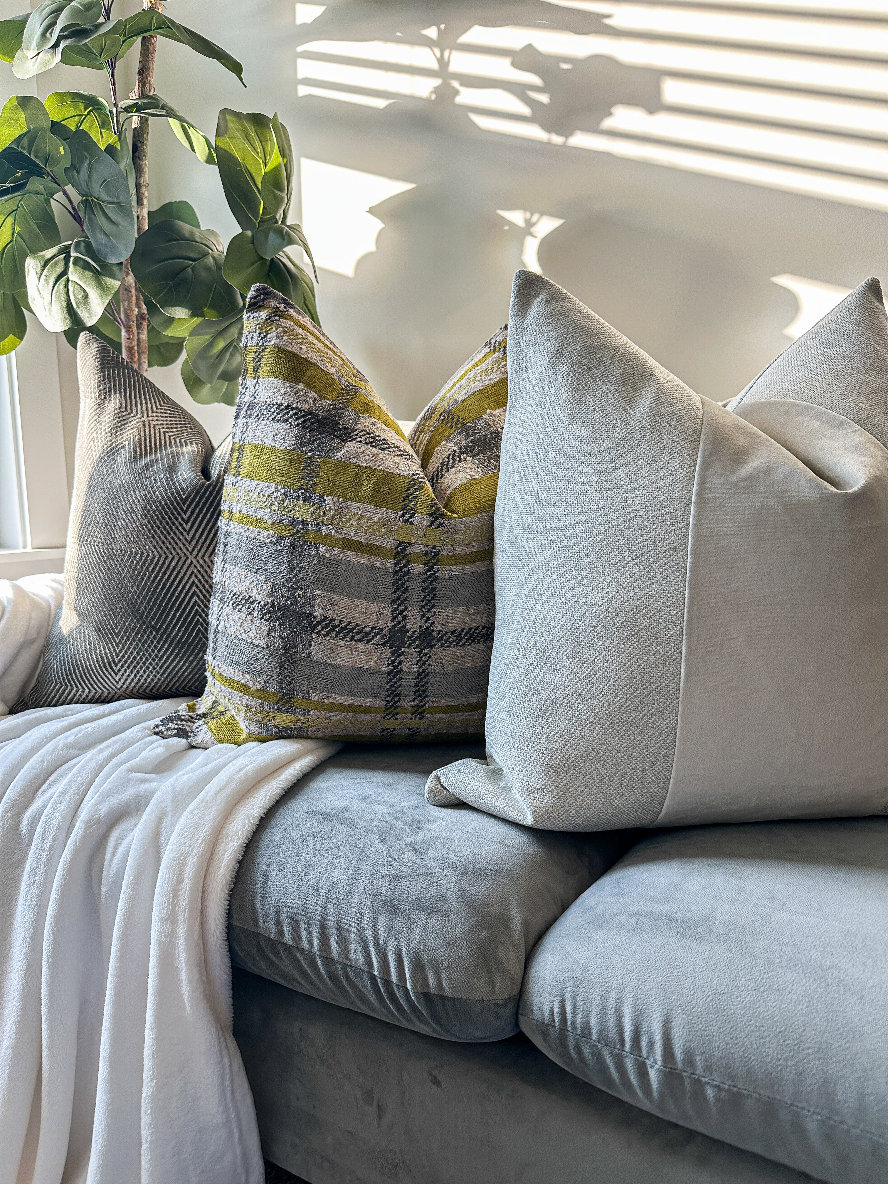 Verdant Geometry Pillow Combo Love, Ravin Collection