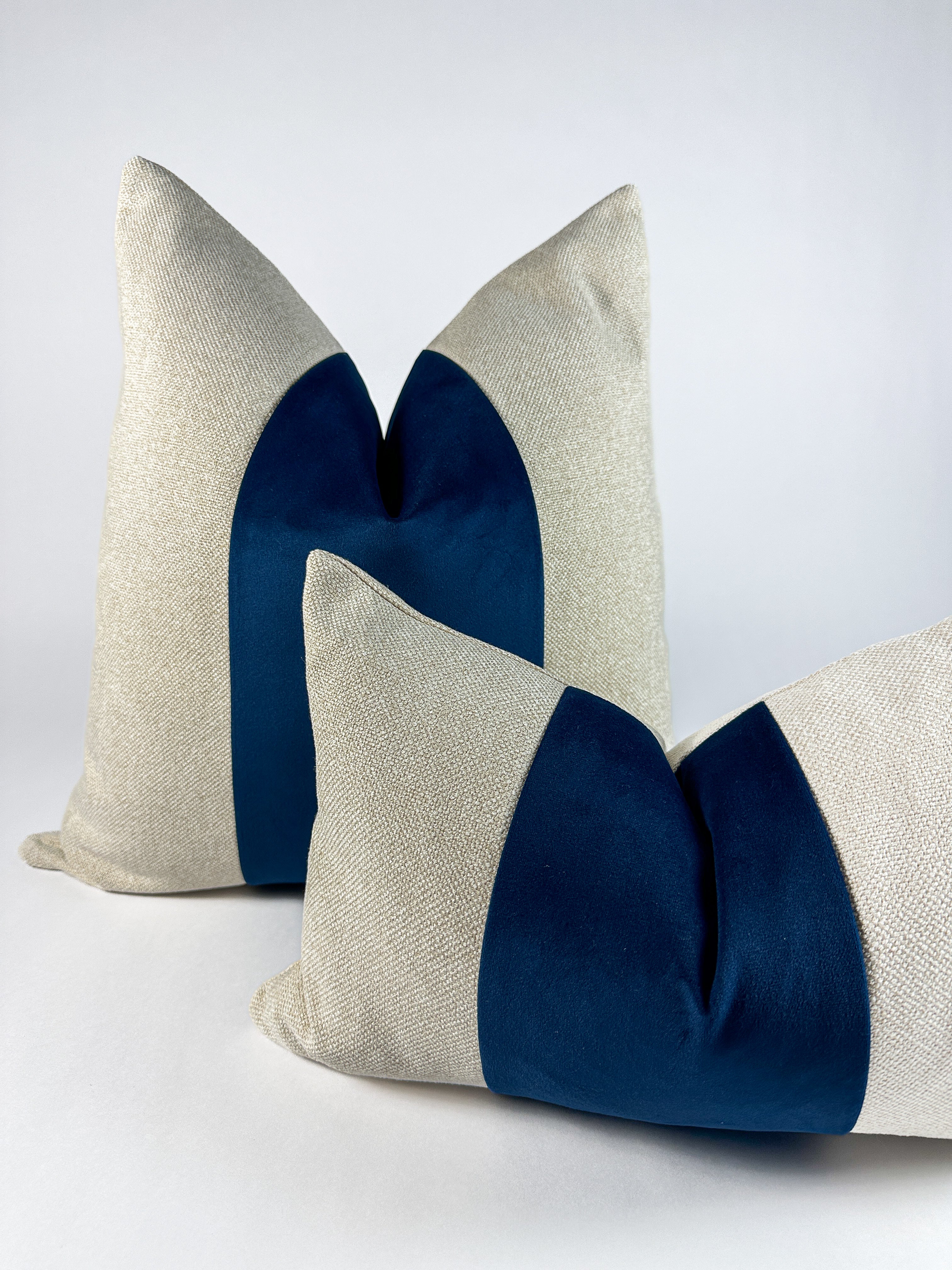 Sapphire Panel Pillow Cover simple Love, Ravin Collection