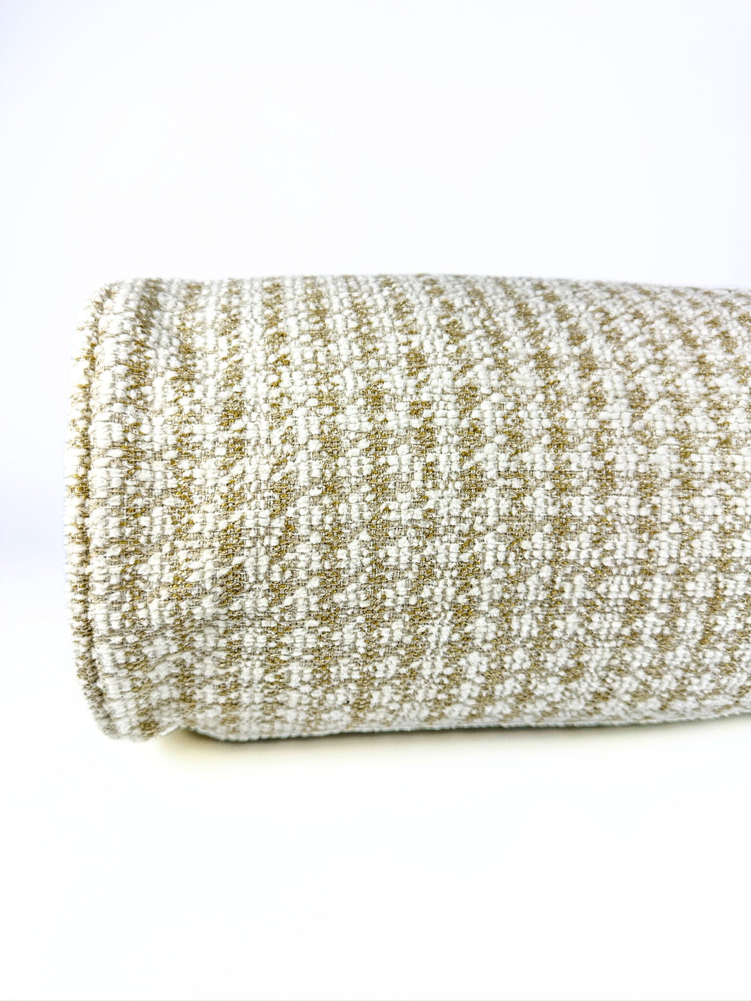 Gold and White Silent Night Bolster Cover Love, Ravin Collection