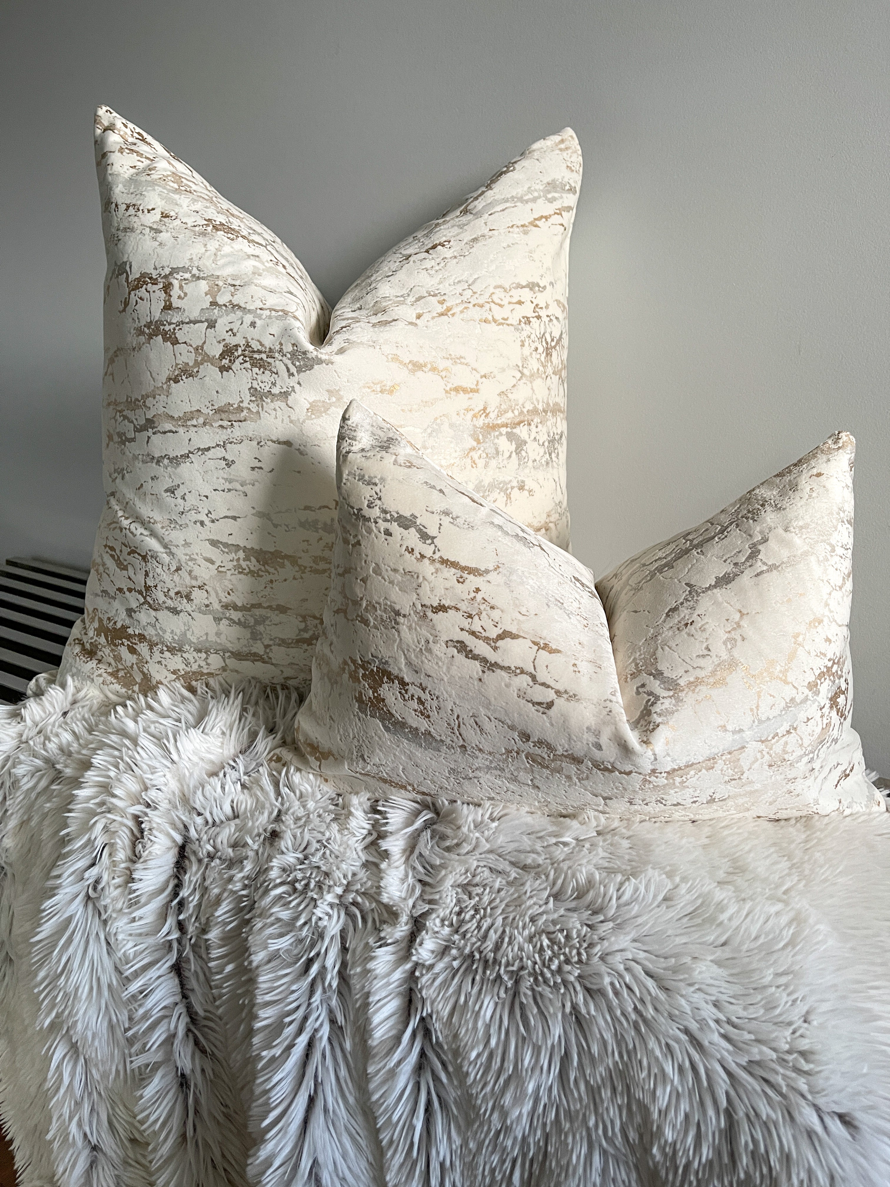 Mixed Metal Pillow Cover simple Love, Ravin Collection