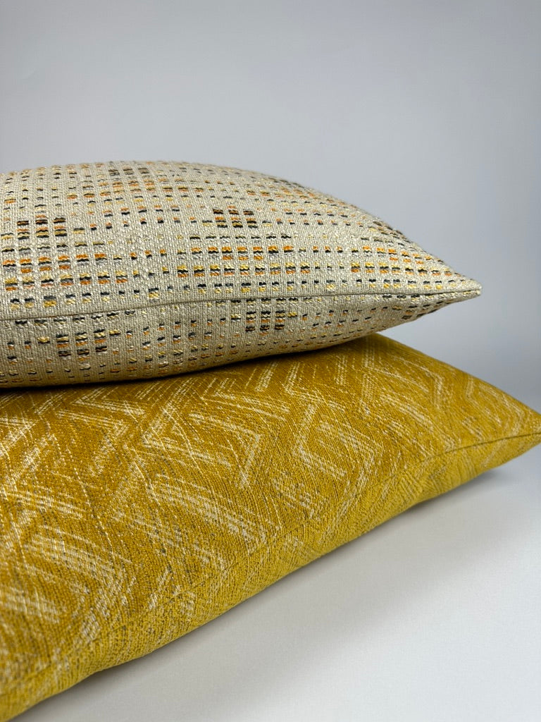 Yellow and Golden Pillow Covers