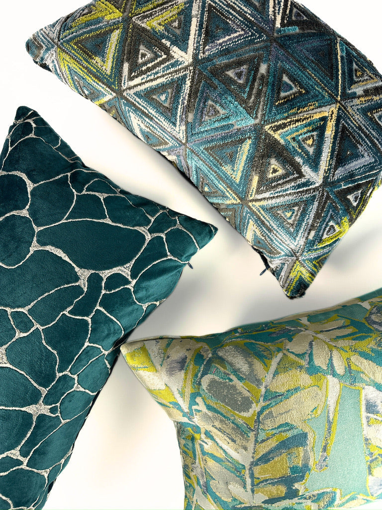 Geometric Pillow Covers