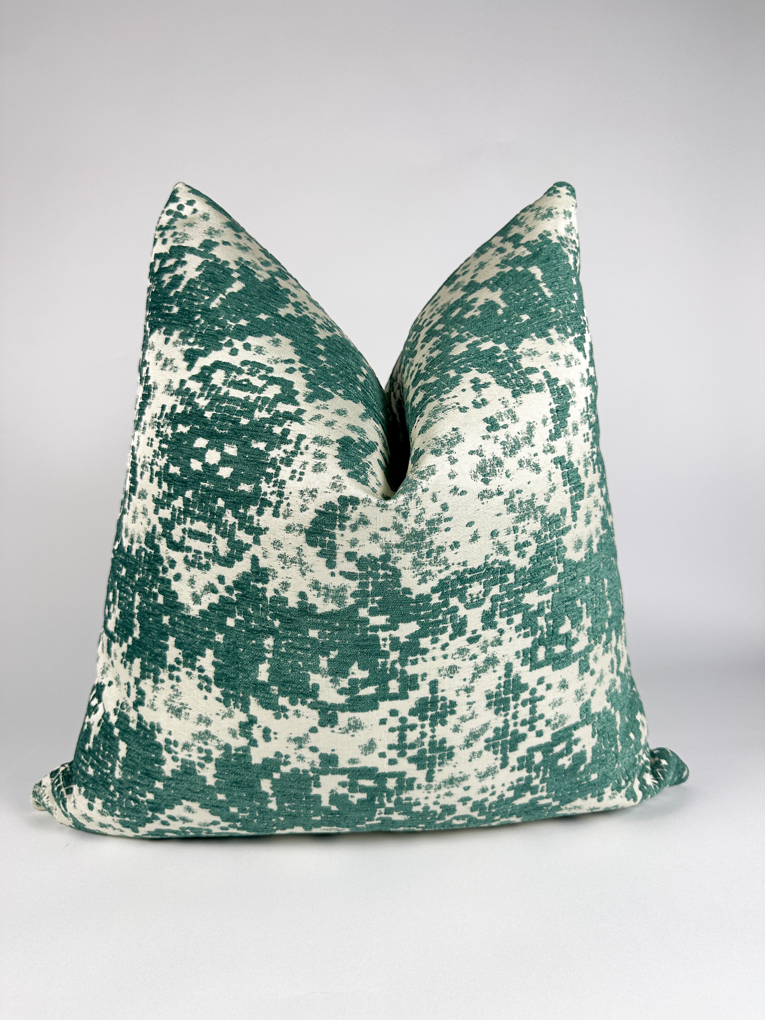 Crazy Jade Green Pillow Cover Love, Ravin Collection