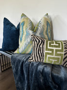 Indigo Corduroy Pillow Cover simple Love, Ravin Collection