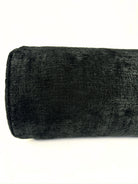 Black Midnight Chenille Bolster Cover Love, Ravin Collection