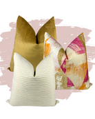 Neutral Tangerine Pillow Combo Love, Ravin Collection