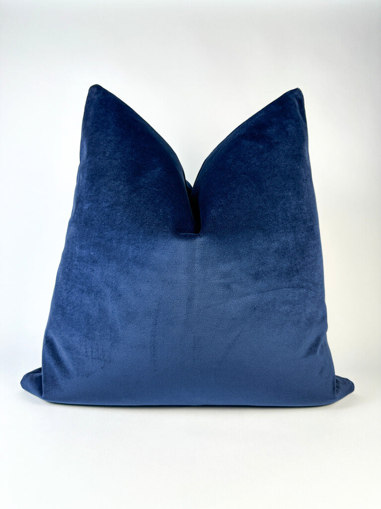Navy Velvet Pillow Cover simple Love, Ravin Collection
