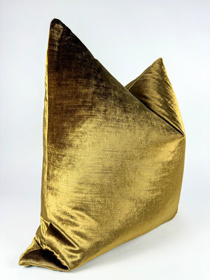 Golden Velvet Pillow Cover
