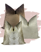 Neutral Christmas Pillow Combo Love, Ravin Collection