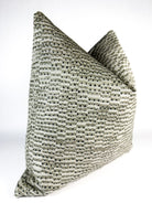 Grey and Spotted Teal Pillow Cover Love, Ravin Collection