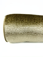 Champagne Velvet Pebbles Bolster Cover Love, Ravin Collection