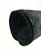 Black Midnight Chenille Bolster Cover Love, Ravin Collection