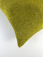 Citron Boucle Pillow Cover Love, Ravin Collection