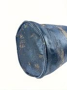 Navy Distress Bolster Cover Love, Ravin Collection