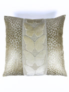 Champagne Leopard and Ivory Butterfly Pillow Cover Love, Ravin Collection
