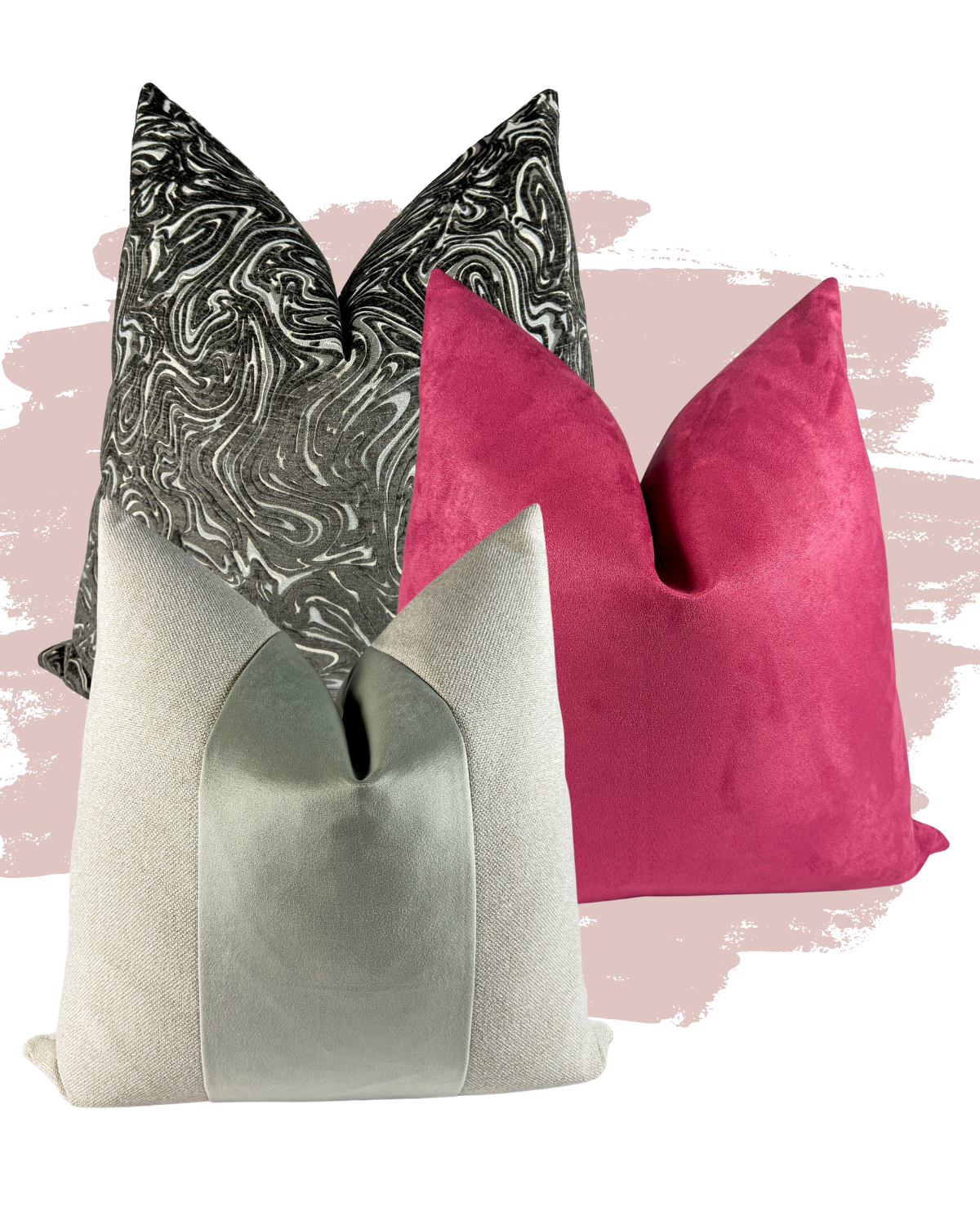 Rose Quartz Drift Pillow Combo Love, Ravin Collection