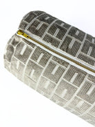 Warm Greige Geometric Bolster Cover Love, Ravin Collection