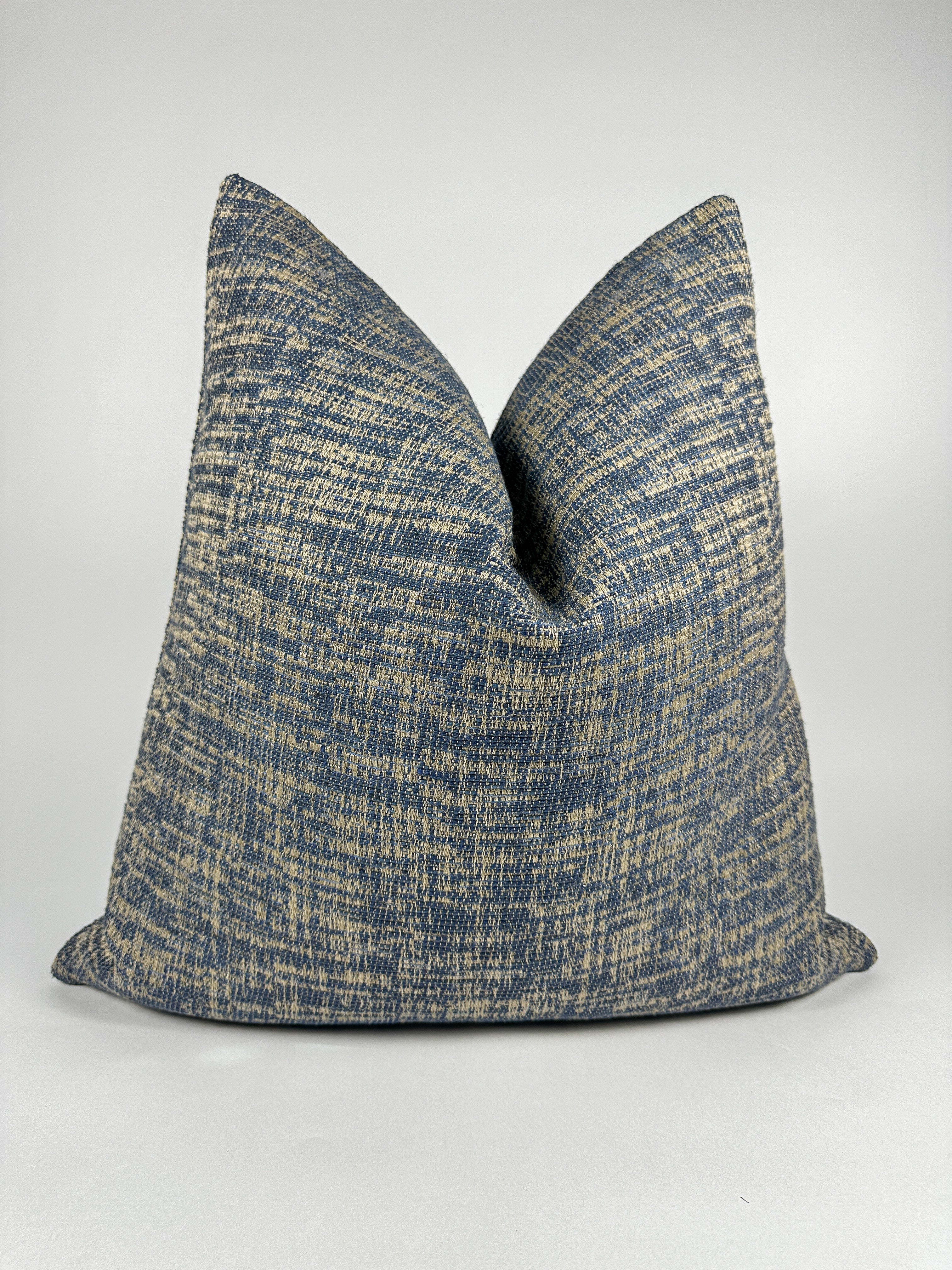 Blue Jean Pillow Cover simple Love, Ravin Collection