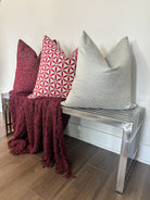 Raspberry Floral Pillow Cover Love, Ravin Collection