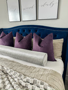 Silver Sparkle Bolster Cover Love, Ravin Collection