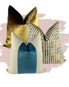 Golden Mosaic Pillow Combo Love, Ravin Collection