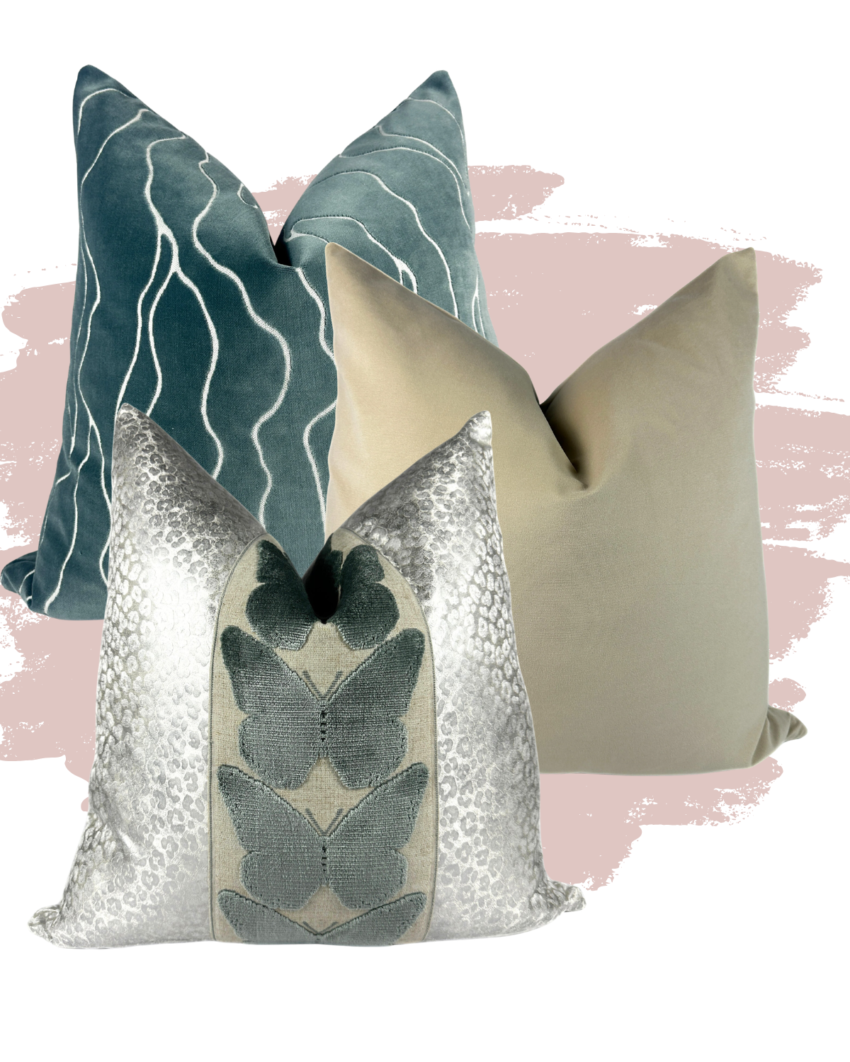 Silver Tide Pillow Combo Love, Ravin Collection