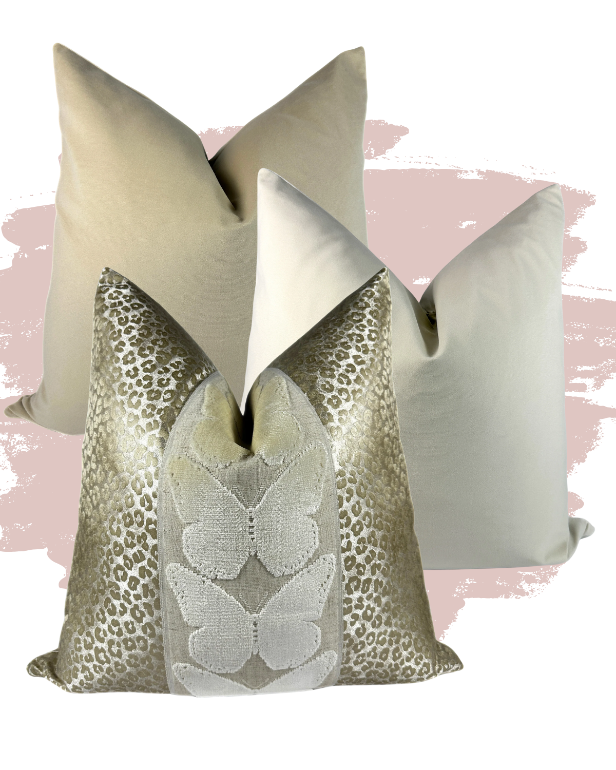 Champagne Whisper Pillow Combo Love, Ravin Collection