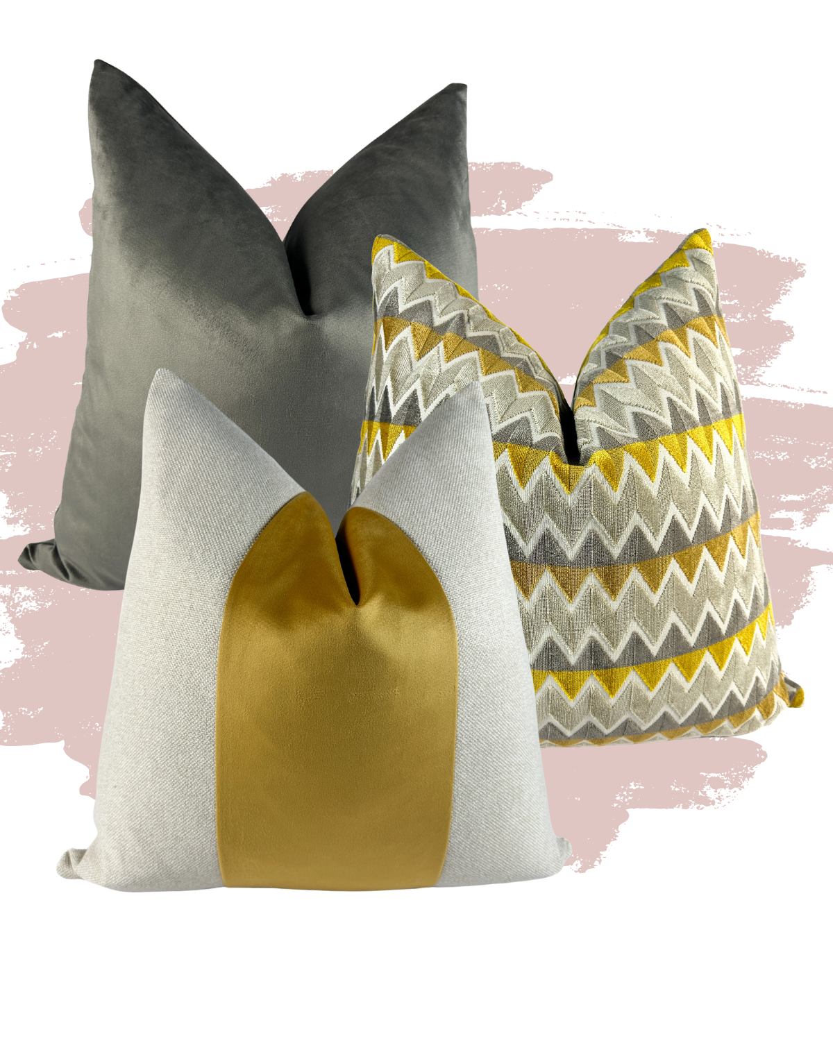 Steel and Honey Pillow Combo Love, Ravin Collection