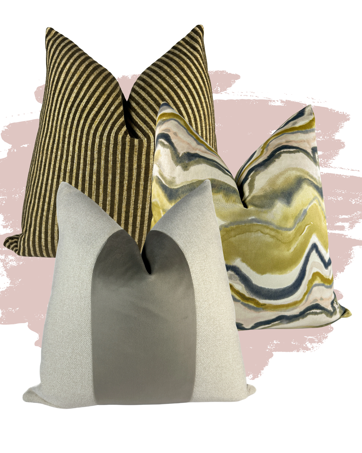 Earthen Flow Pillow Combo Love, Ravin Collection