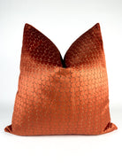 Orange Clay Scales Pillow Cover Love, Ravin Collection