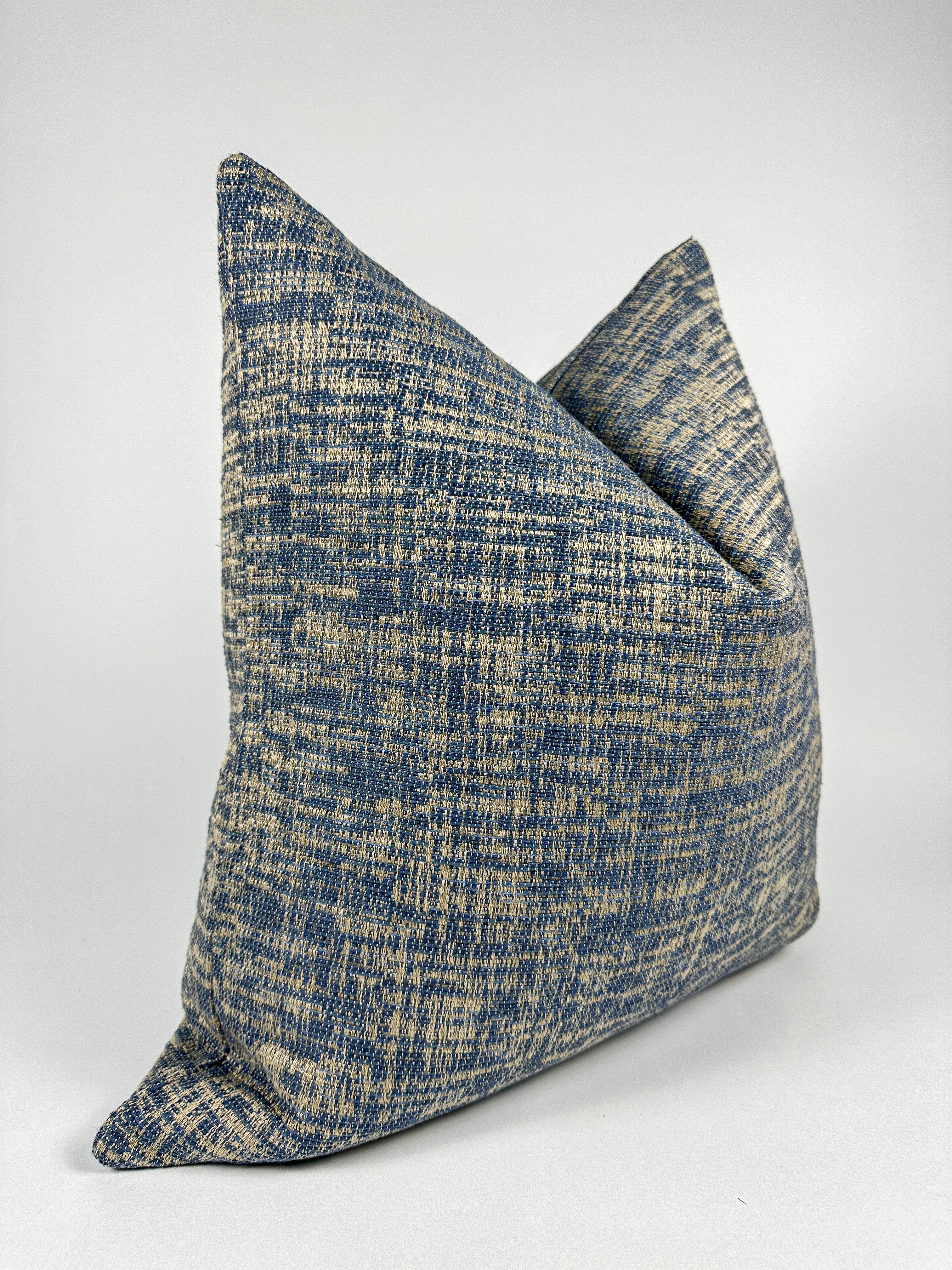 Blue Jean Pillow Cover simple Love, Ravin Collection