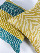 Yellow Zebra Print Pillow Cover Love, Ravin Collection