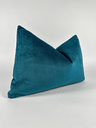 Tealy-Teal Velvet Pillow Cover simple Love, Ravin Collection